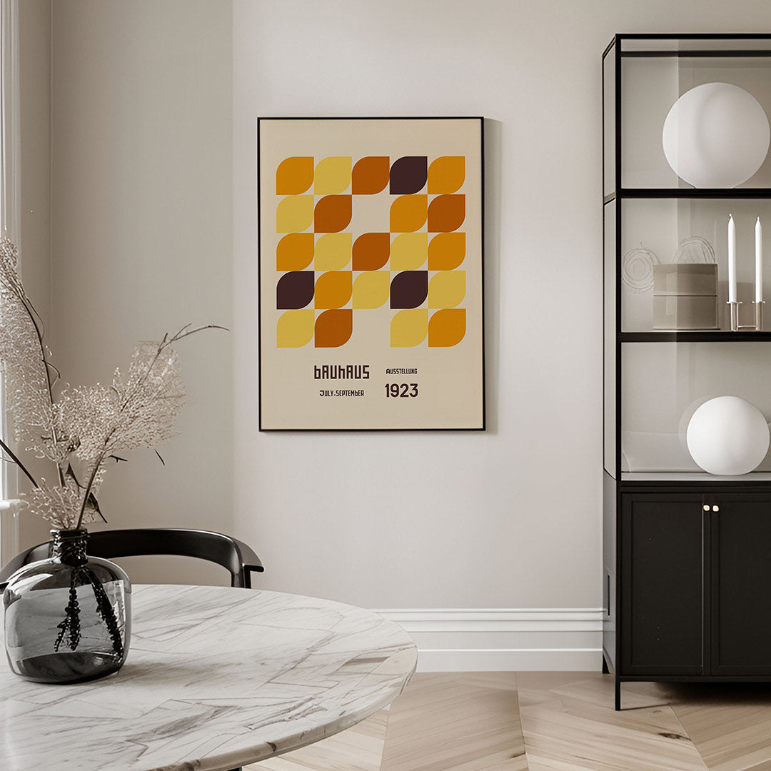Vormritme en kleur Poster