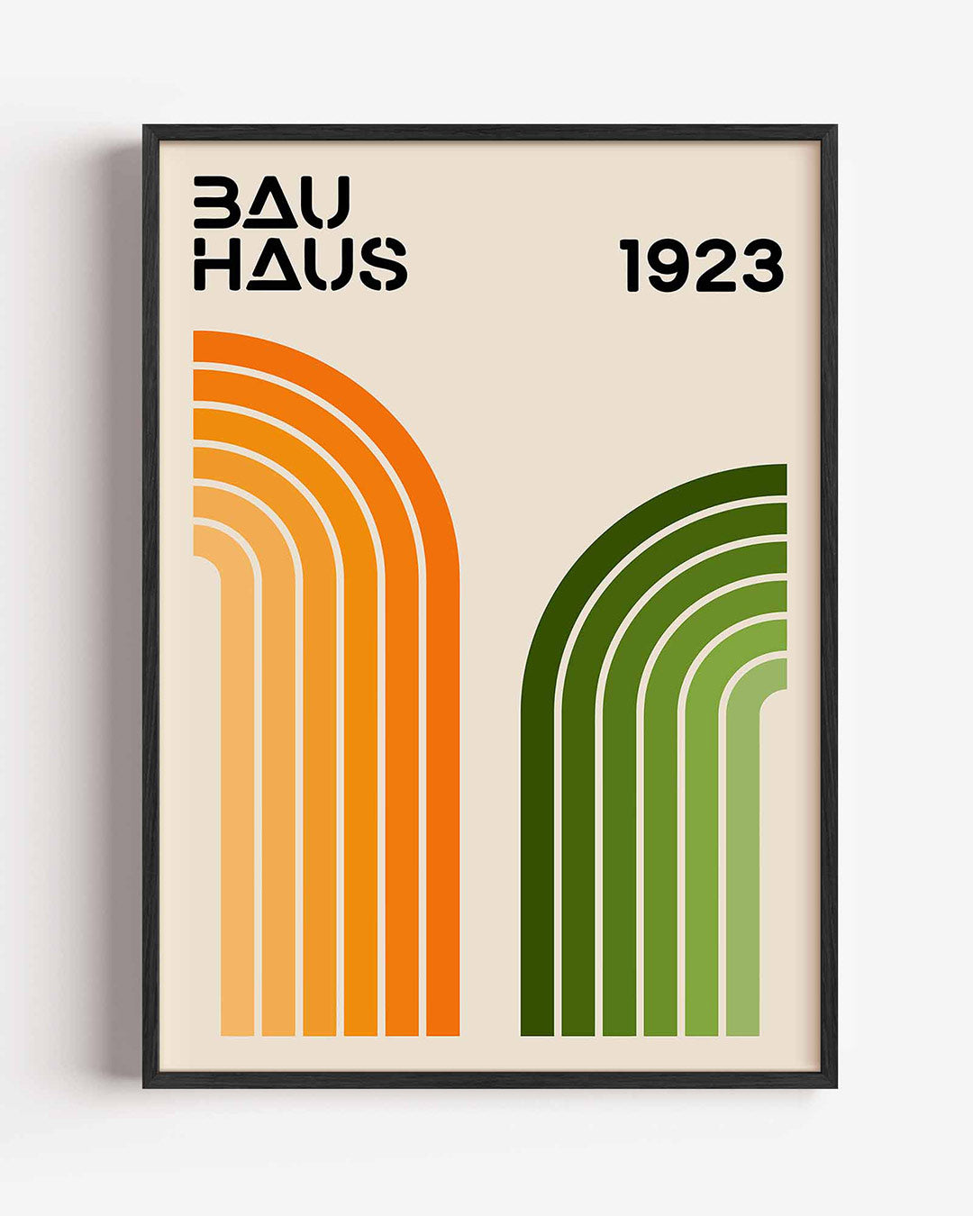 Kleurvlakken en lijnen Poster