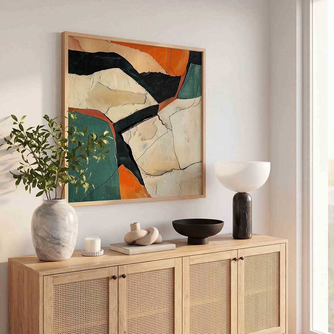 Abstracte vormen Poster
