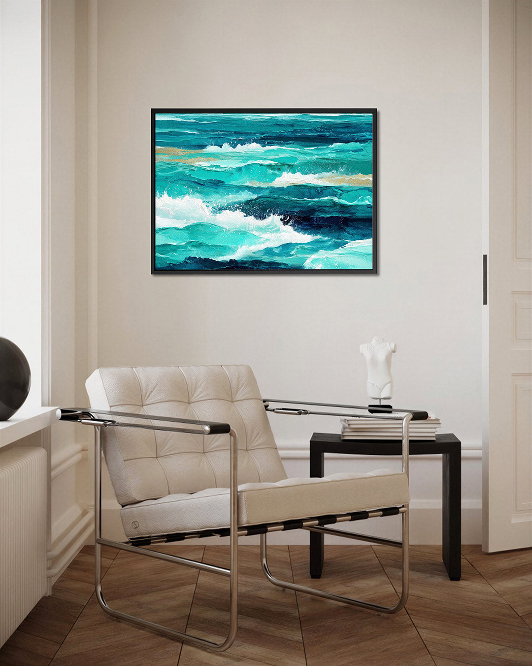 Dynamische zee Kunstwerk