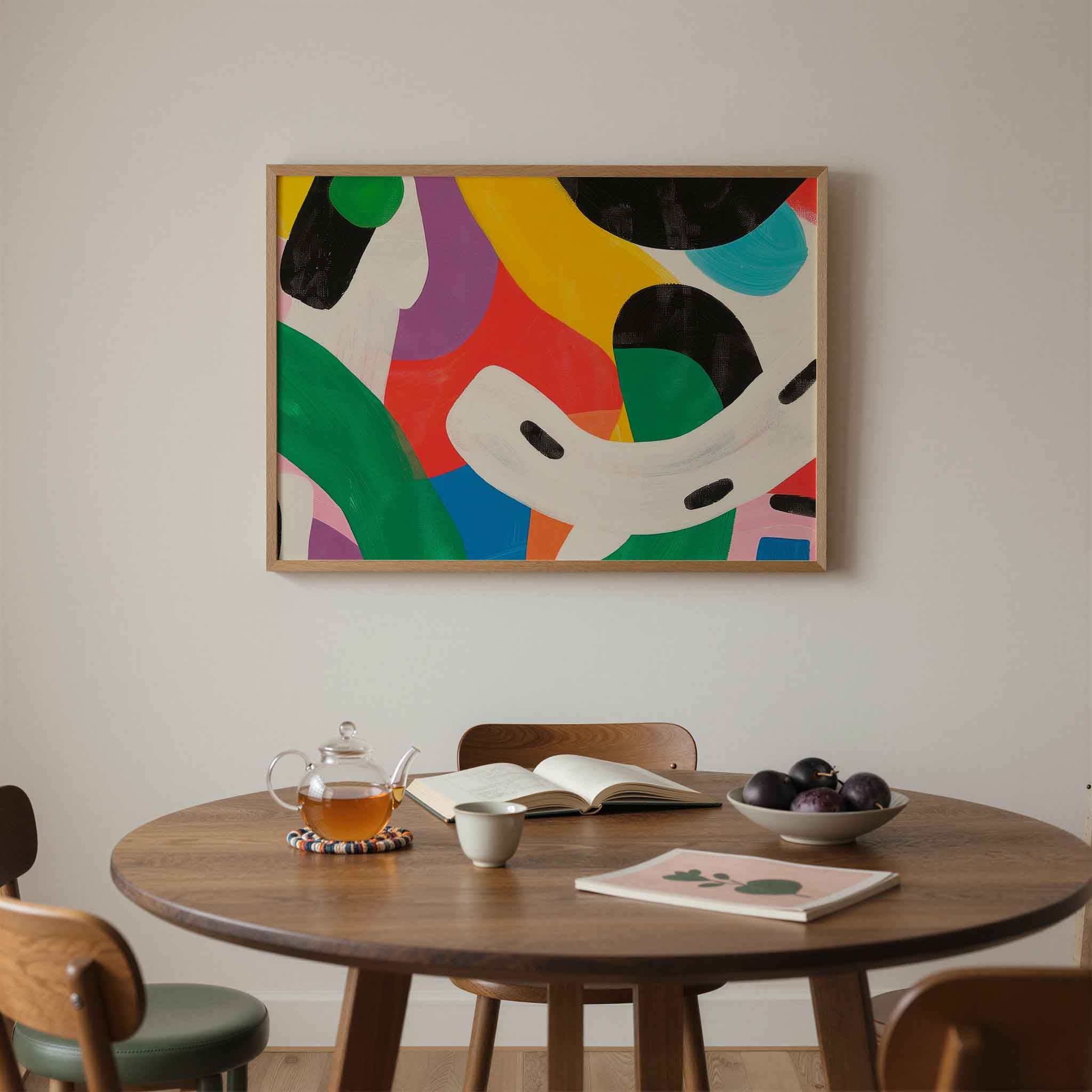 Abstracte vormen Poster