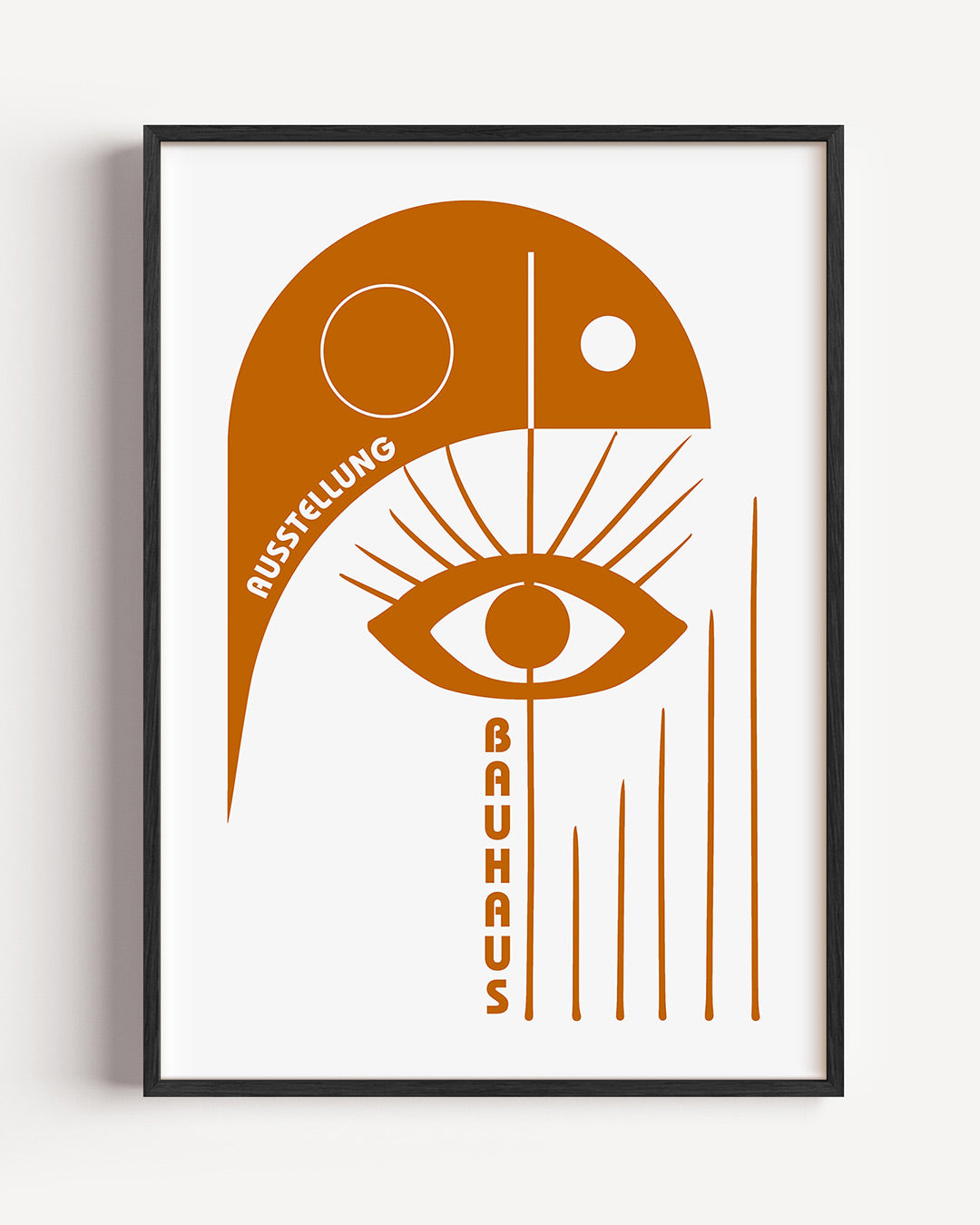 Oog en lijnen Poster
