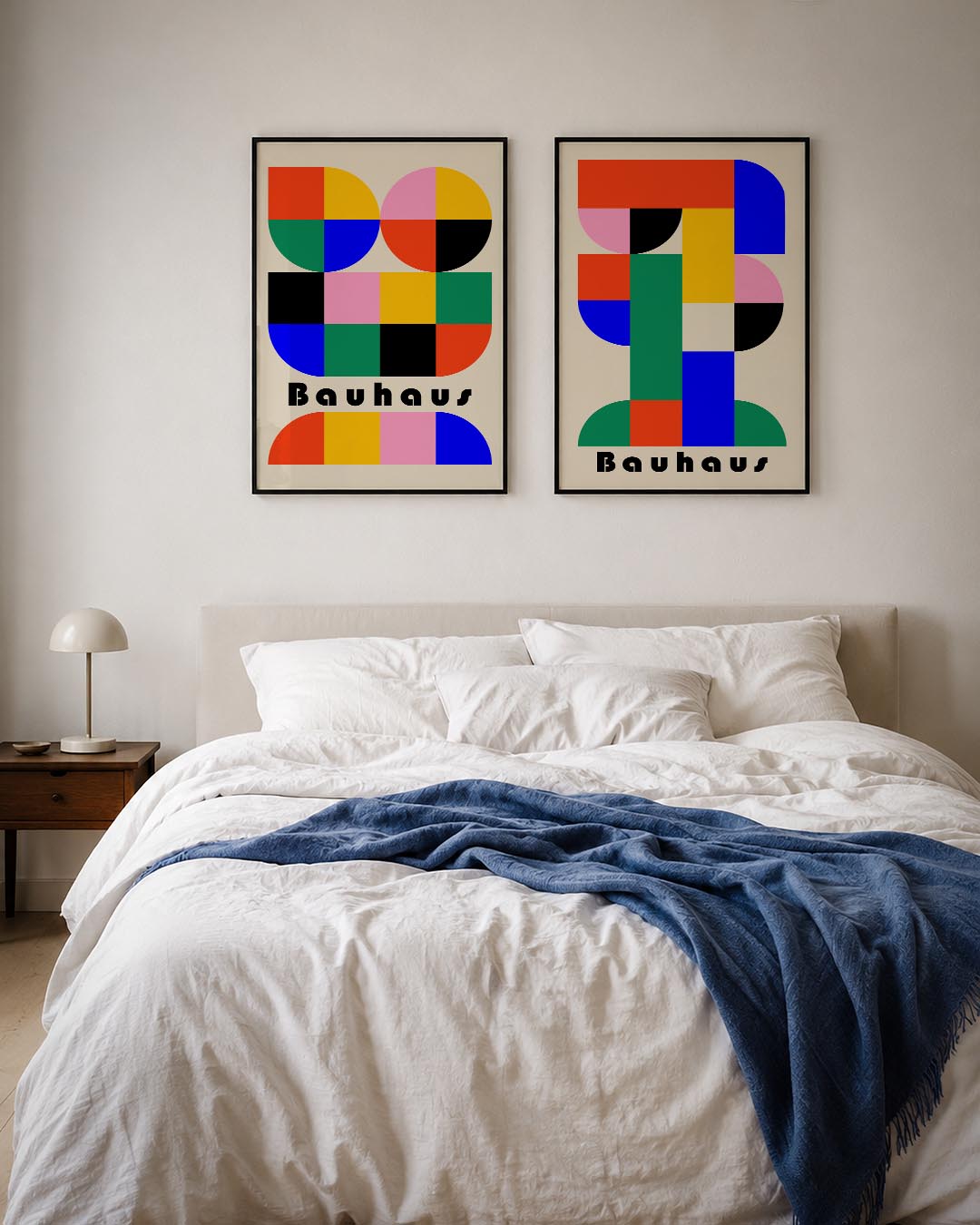 Kleurrijke vormen Posterset