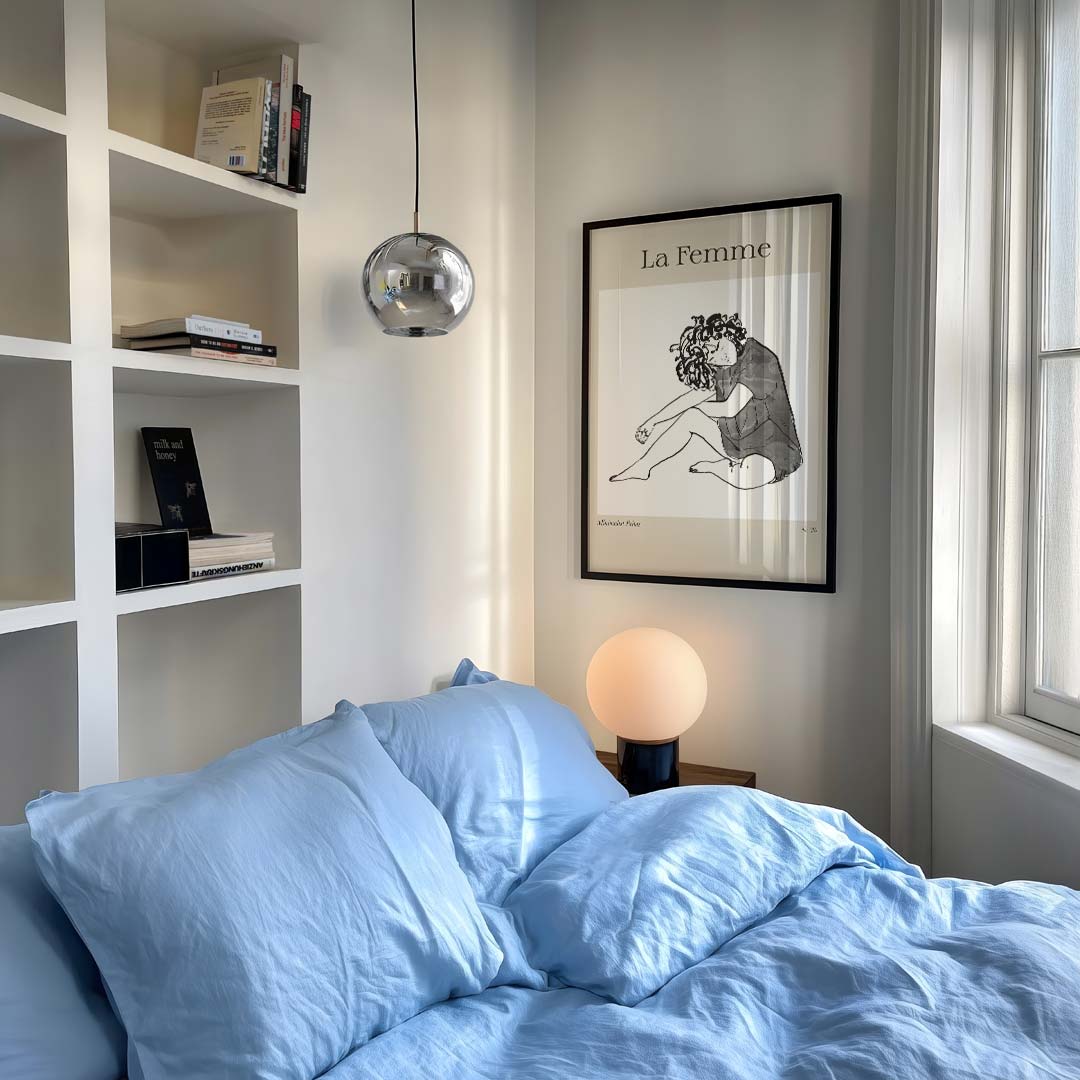La Femme Minimalistische Kunstposter-WallArtistic