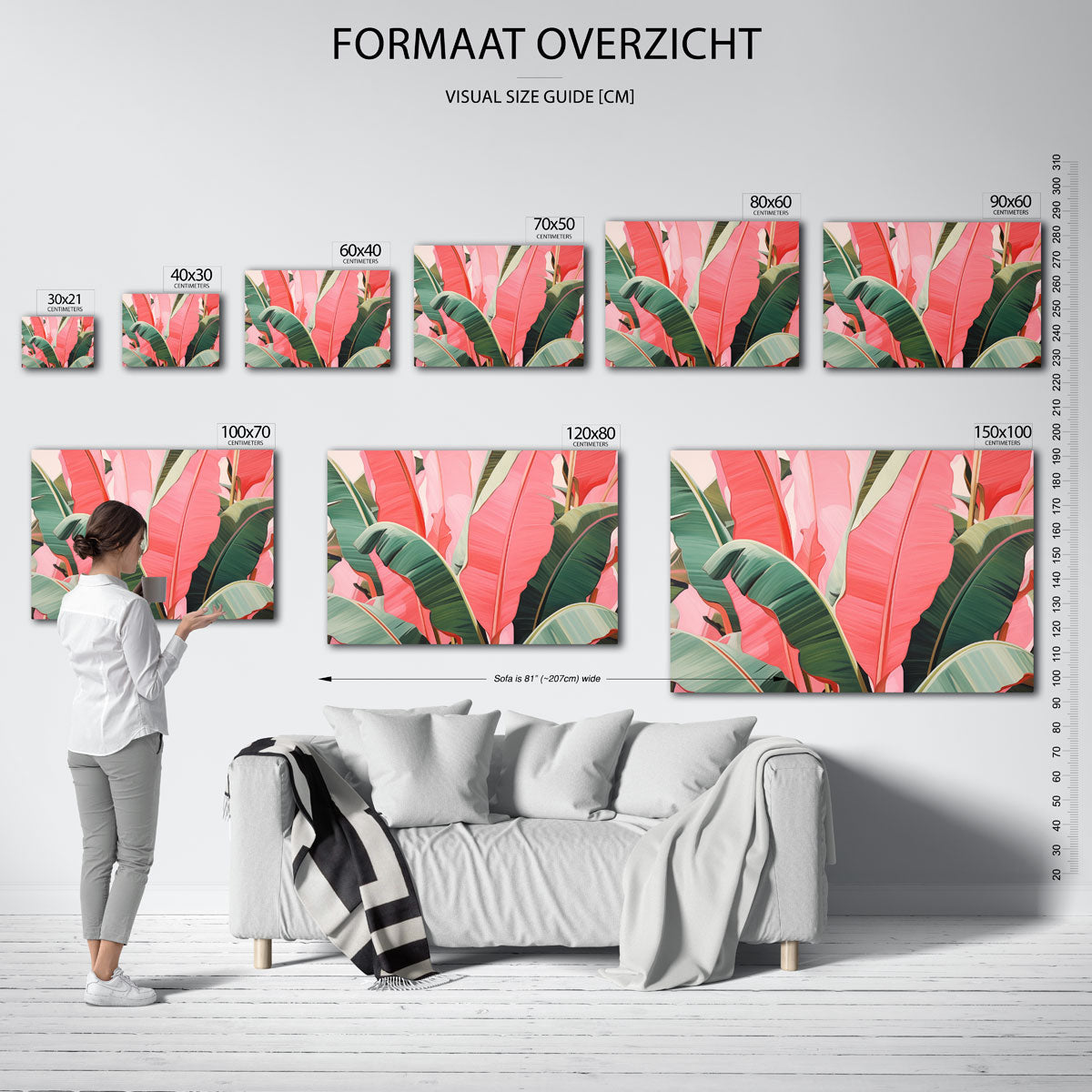 Bananenbladeren Poster