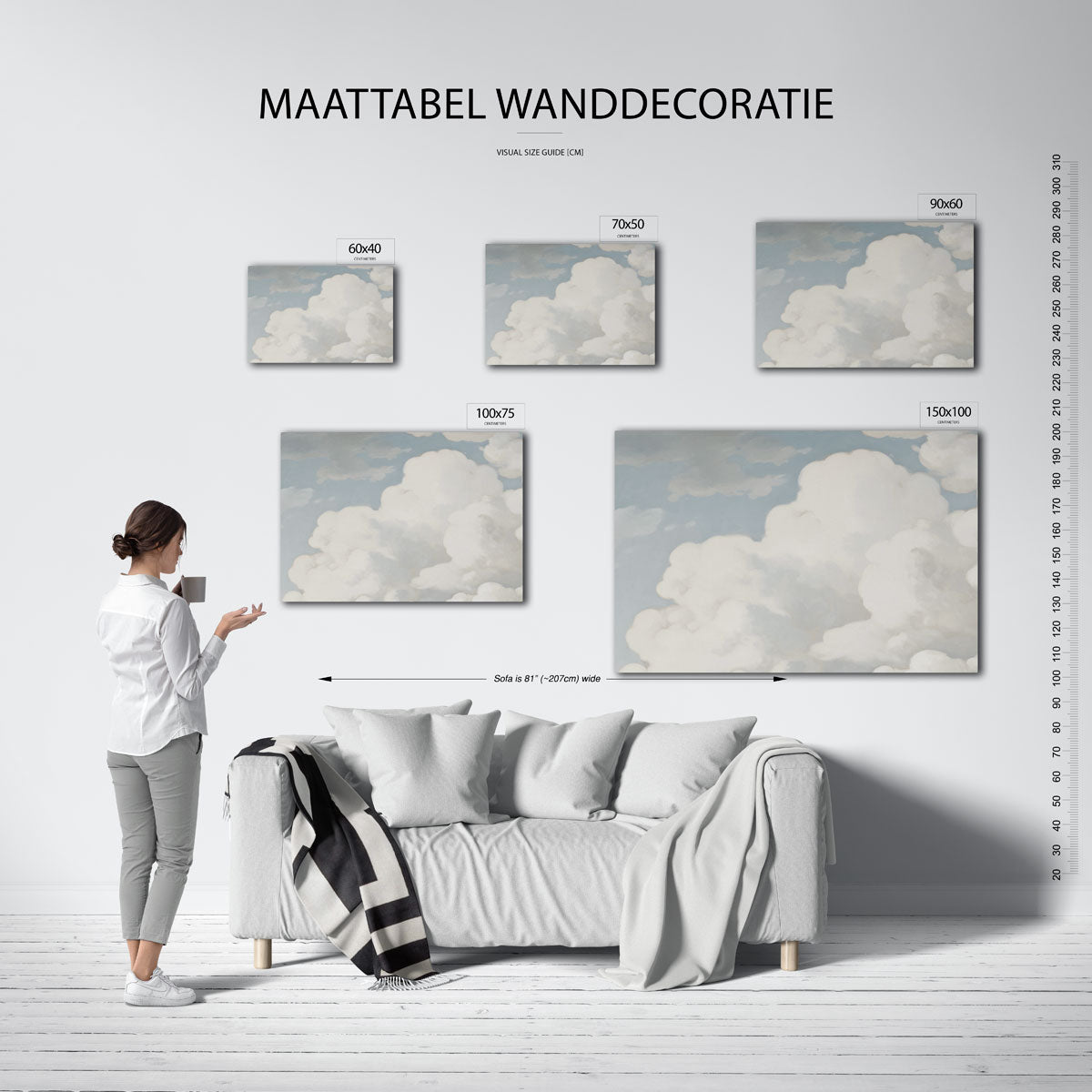 Wolkenhemel Kunstwerk