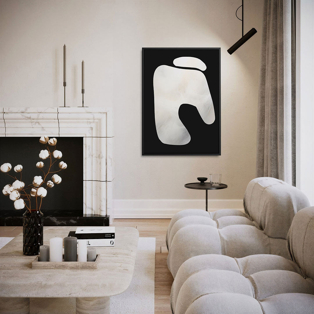 Organische vormen compositie Kunstwerk