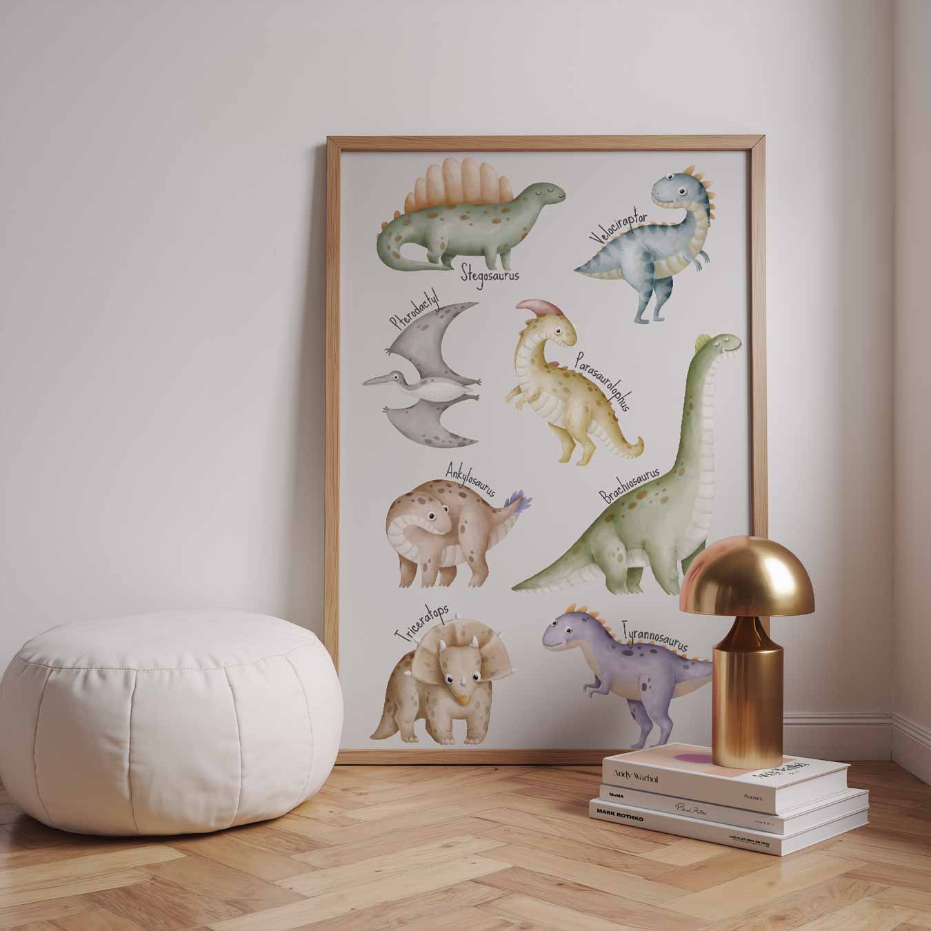 Dino Avontuur Kinderposter-WallArtistic