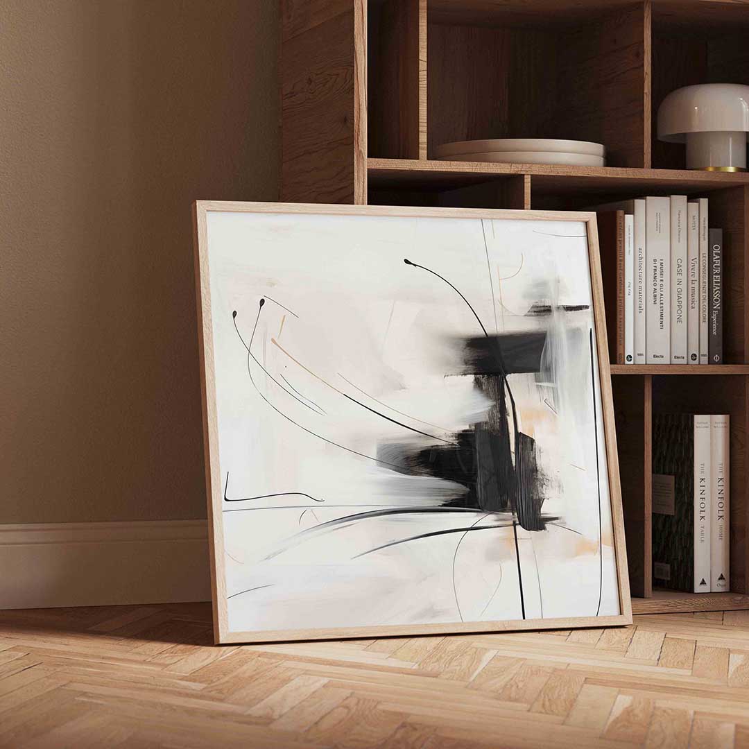 Abstracte lijnen Poster