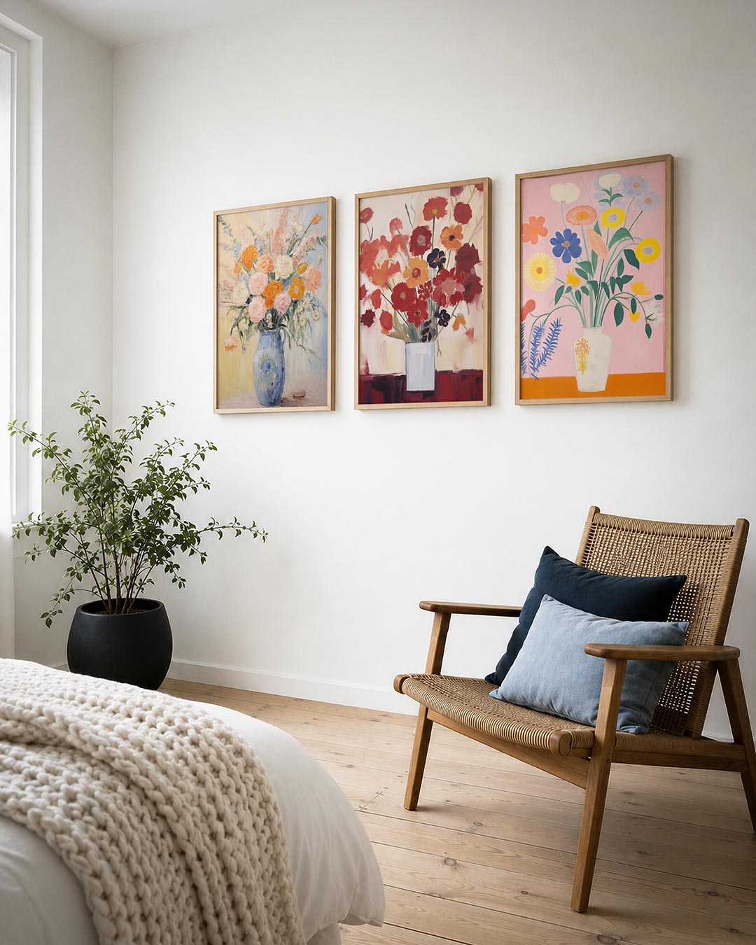 Bloemrijke kleurenpracht Posterset