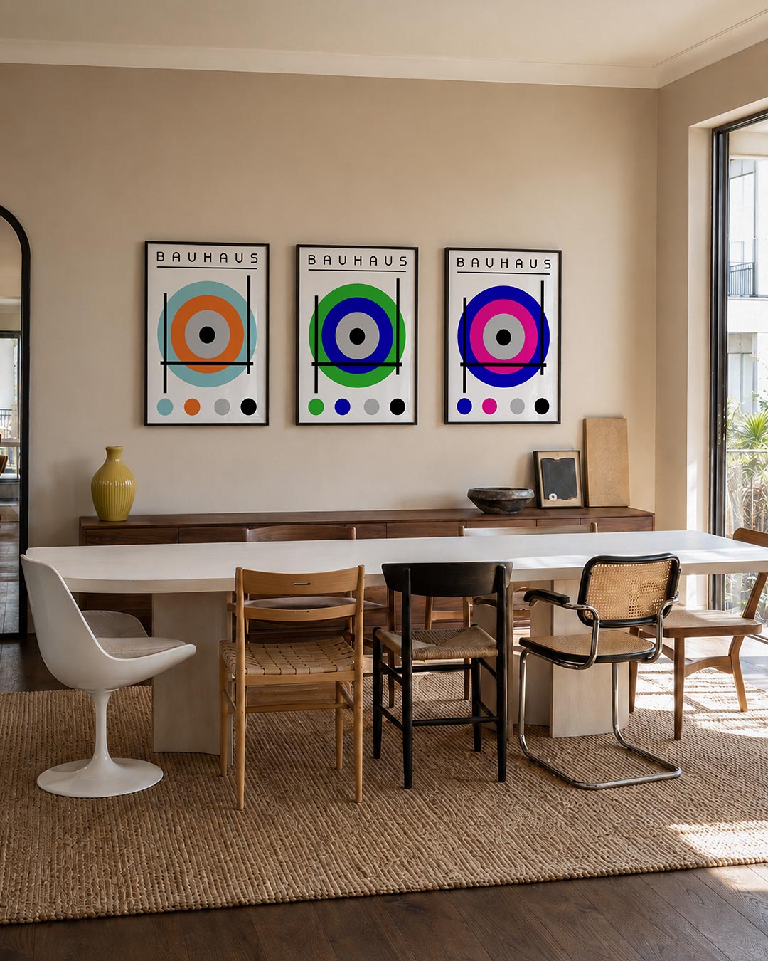 Cirkel en lijnen Posterset