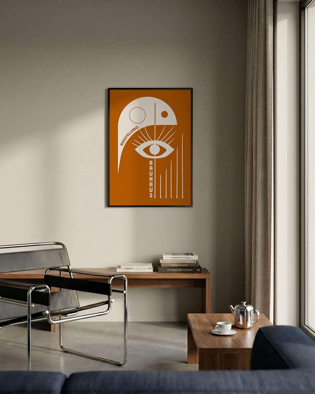 Oog en lijnen Poster
