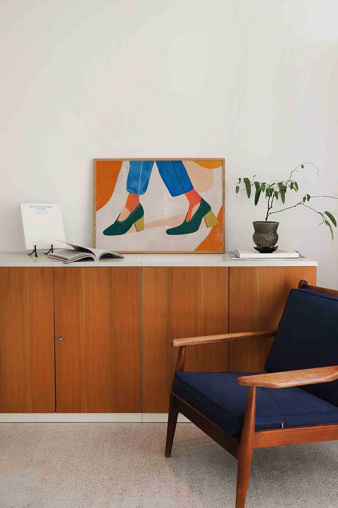 Schoenen en broek Poster