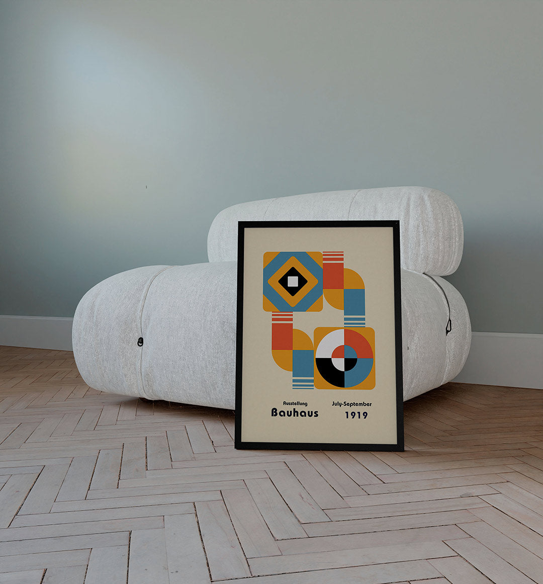 Vormen en vlakkenspel Poster