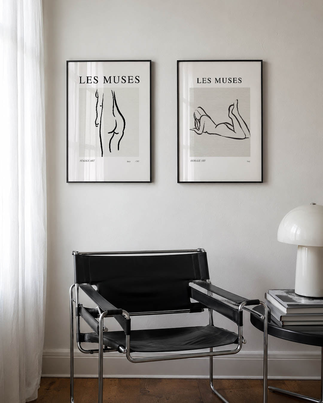Lijnenspel en vormen Posterset