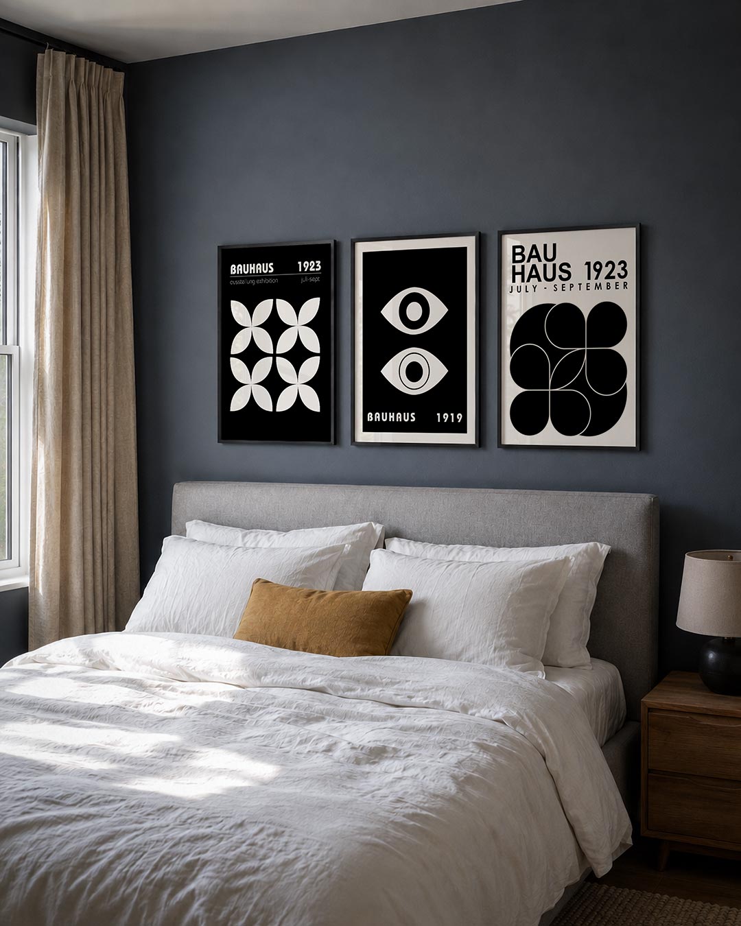 Vormenspel en contrast Posterset