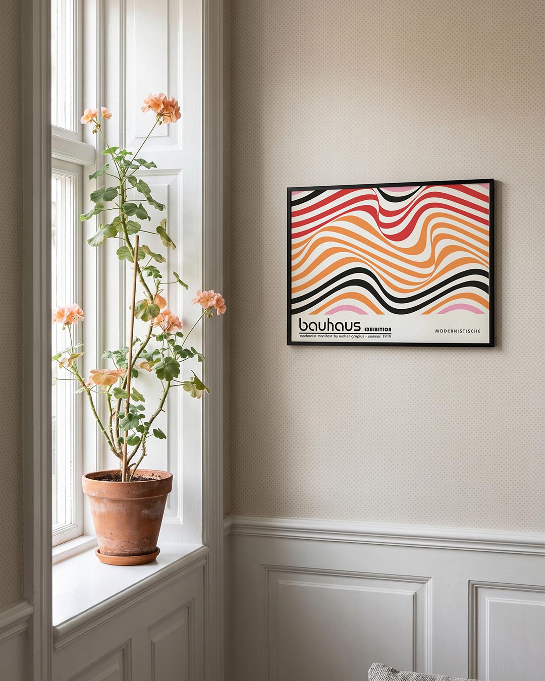 Golvend lijnenspel Poster