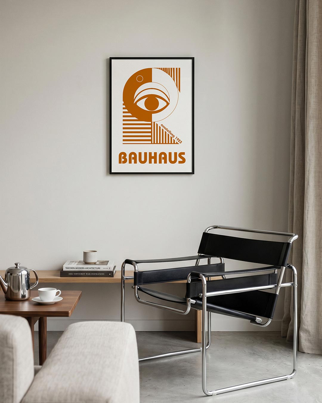 Oog en lijnen Poster