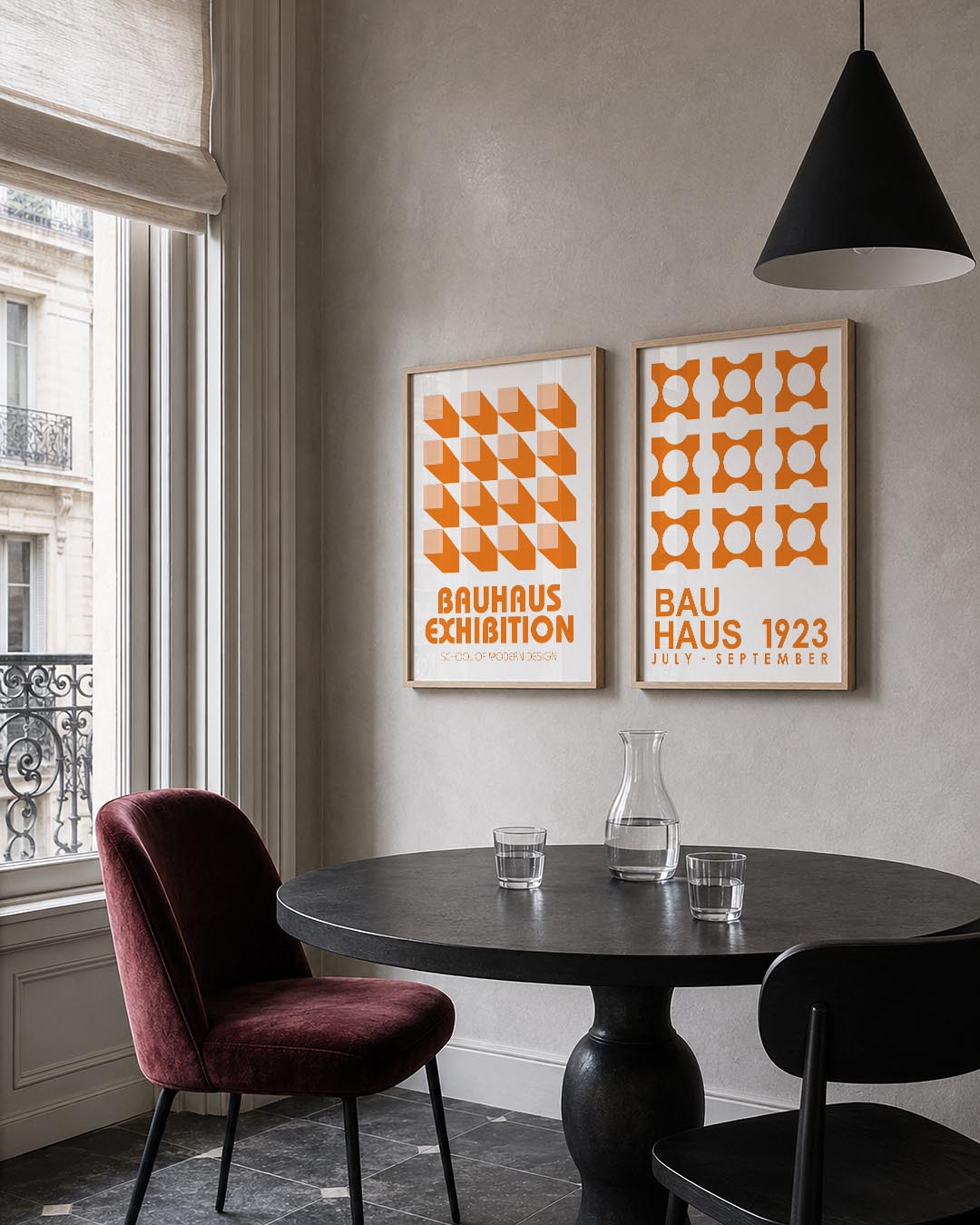 Vorm en schaduw Posterset