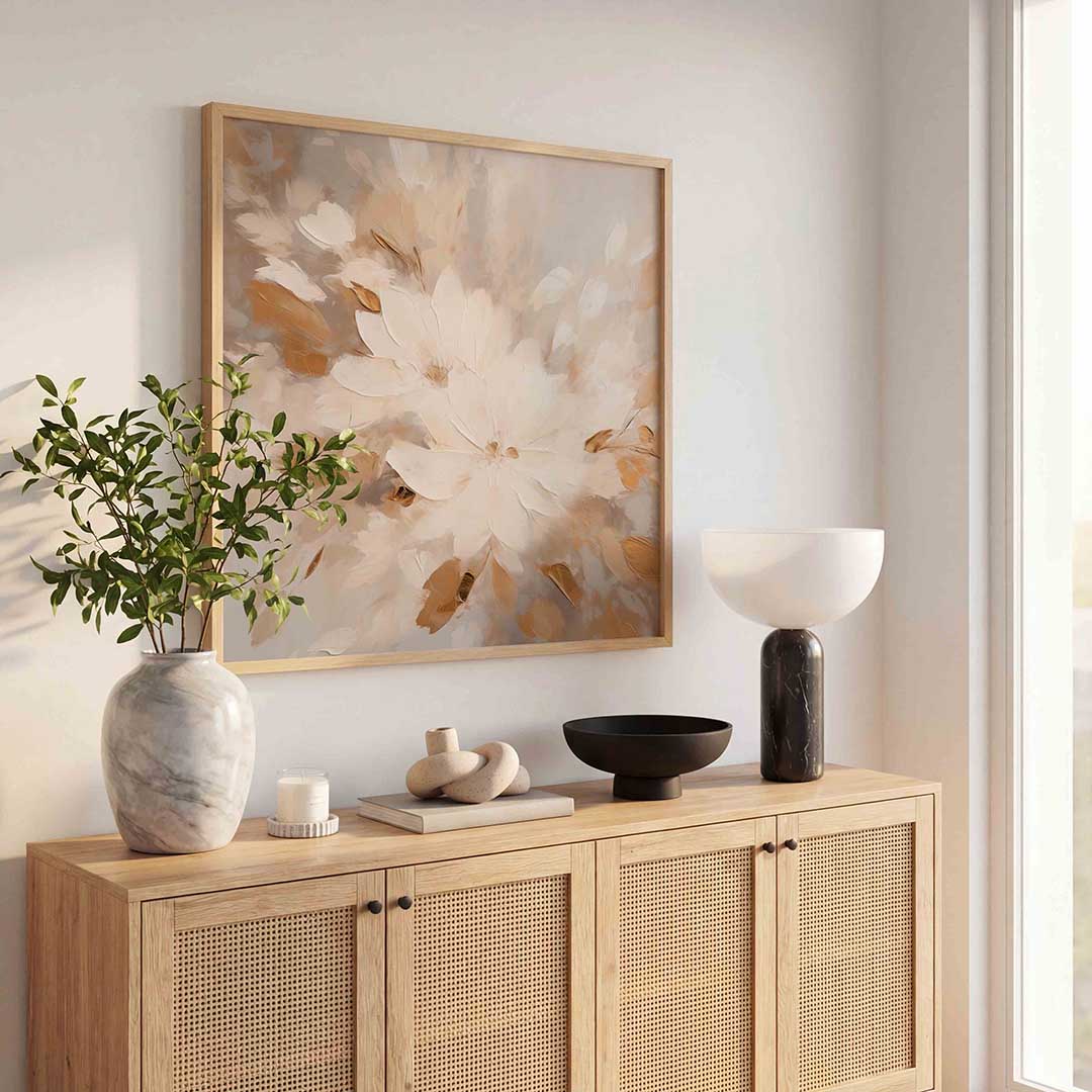 Bloemen en bladeren Poster
