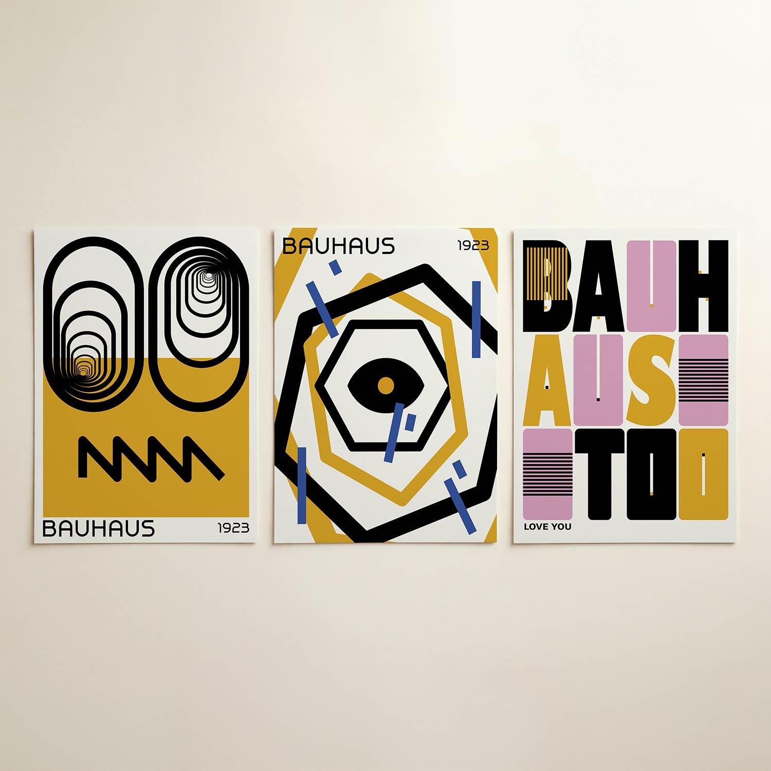 Vorm en diepte Posterset