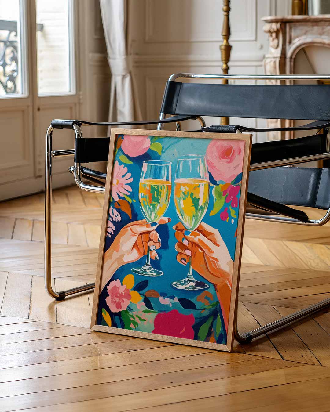Vrolijke Cheers Poster-WallArtistic