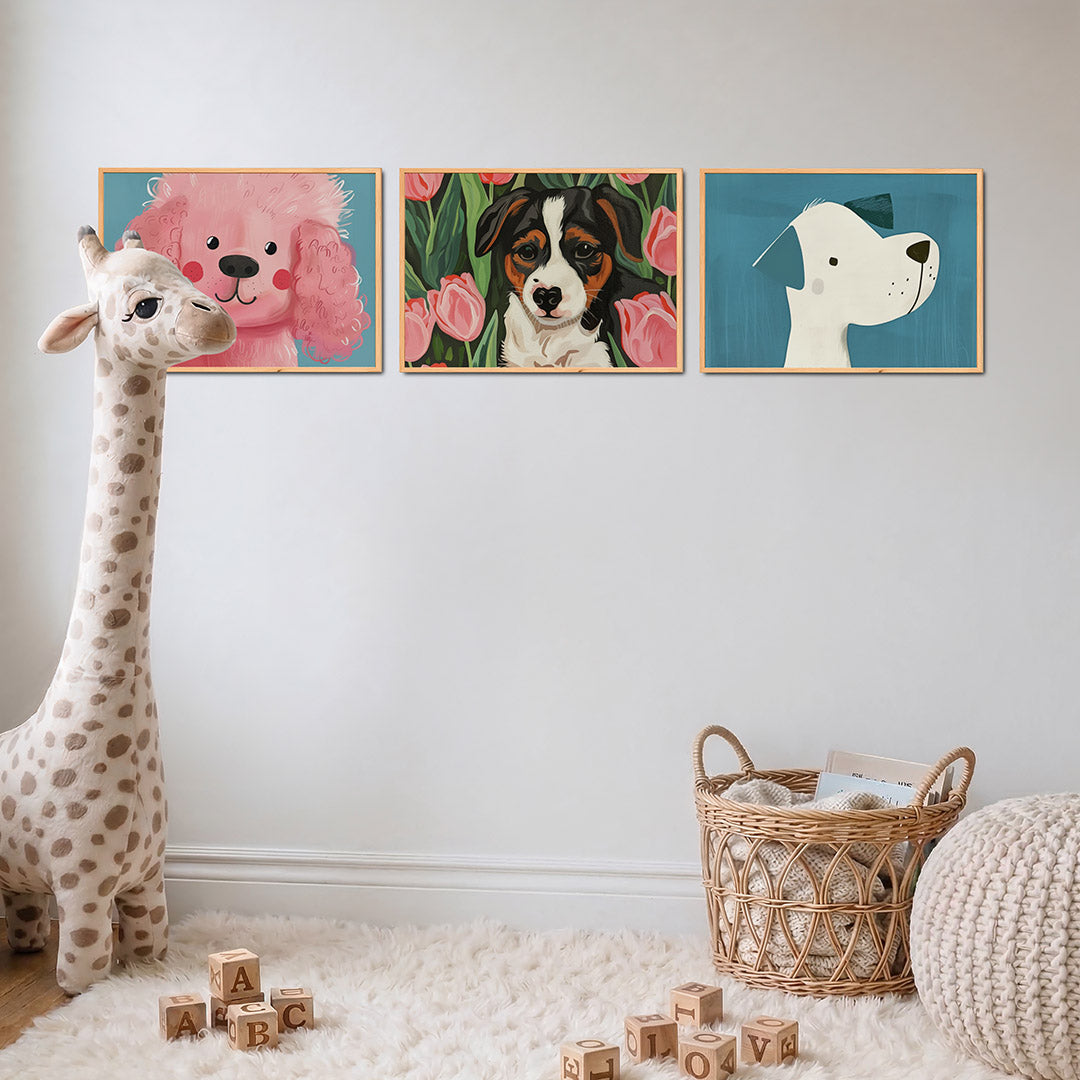 Vrolijke vormen Posterset