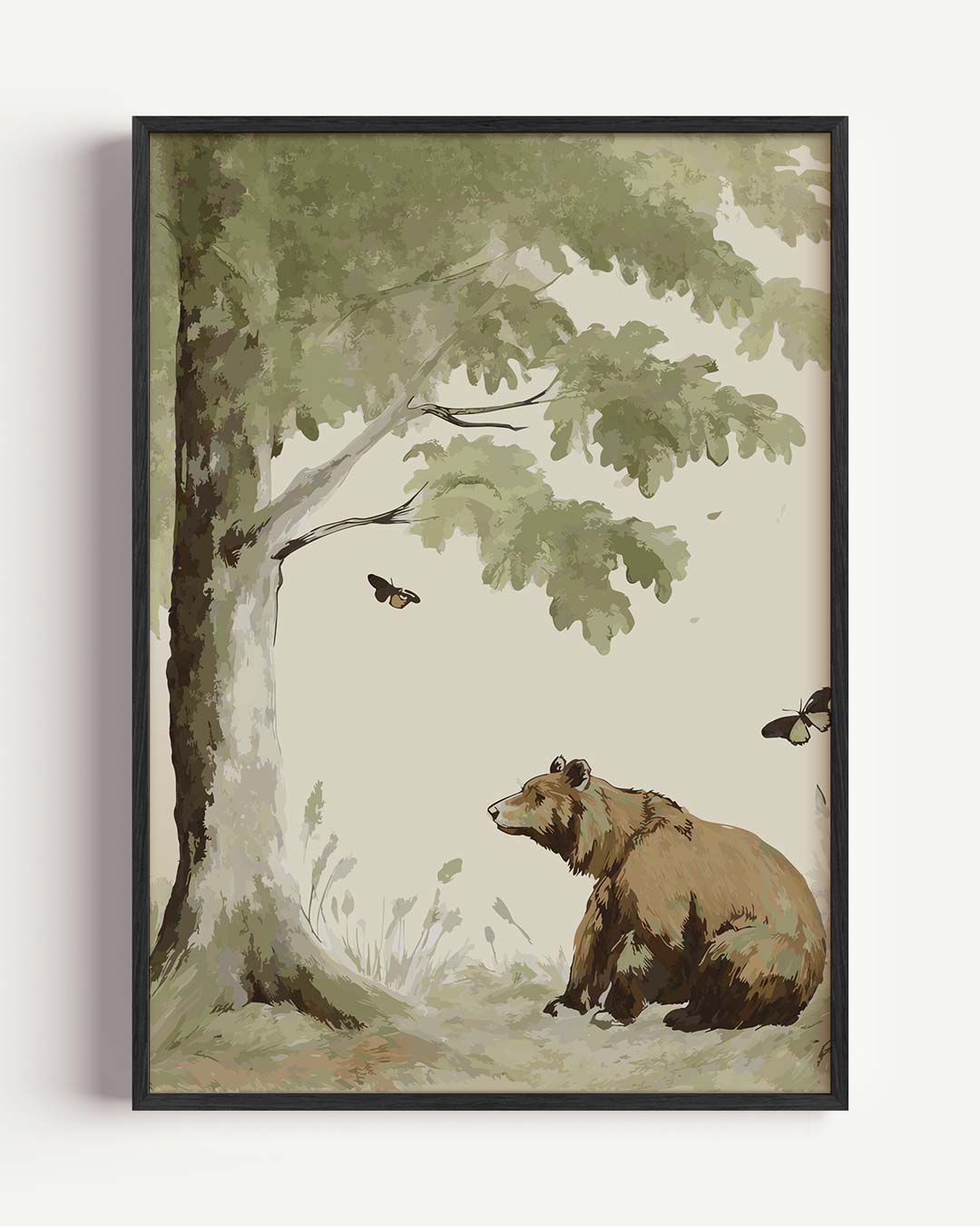 Rustieke Berennatuur Poster-WallArtistic