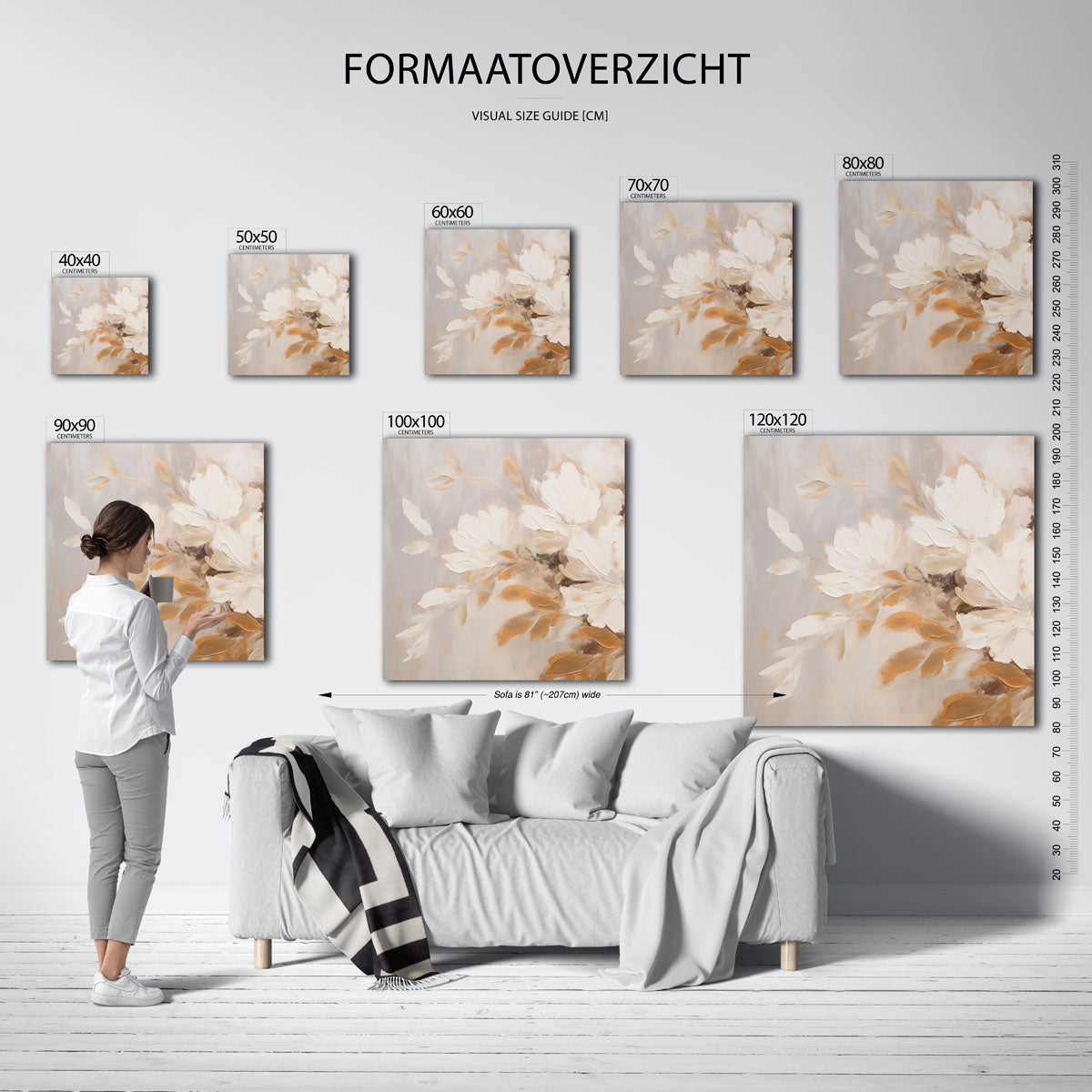 Bloemmotief Poster