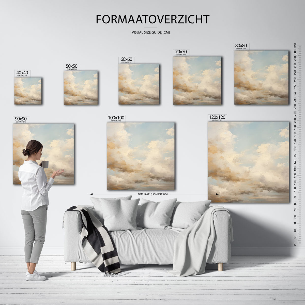 Wolkenlucht Poster