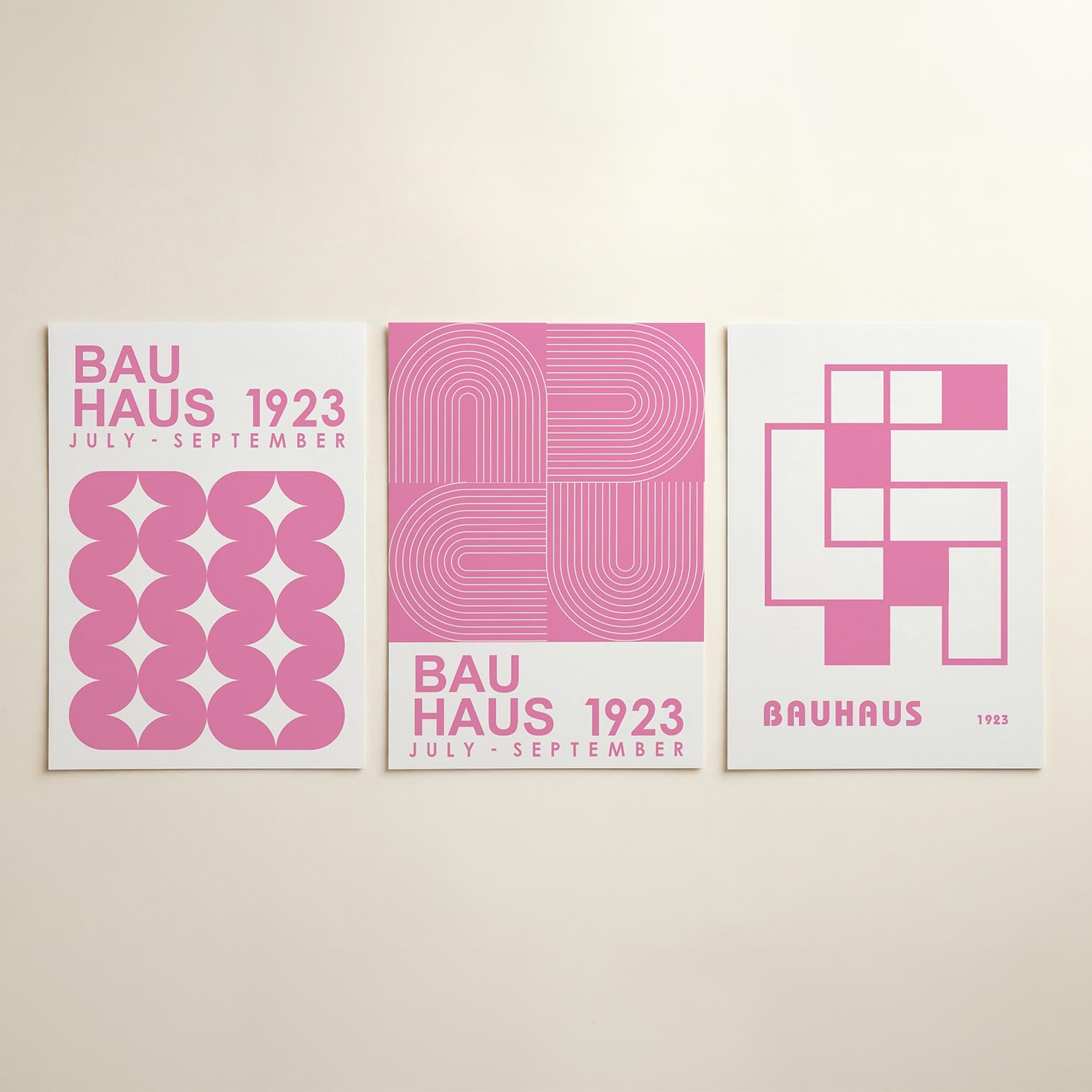 Vormen en vlakken Posterset
