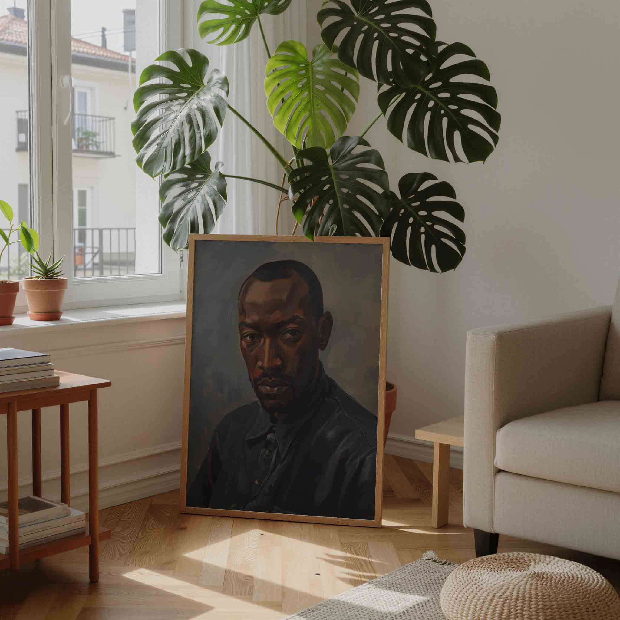 Portret van man Poster