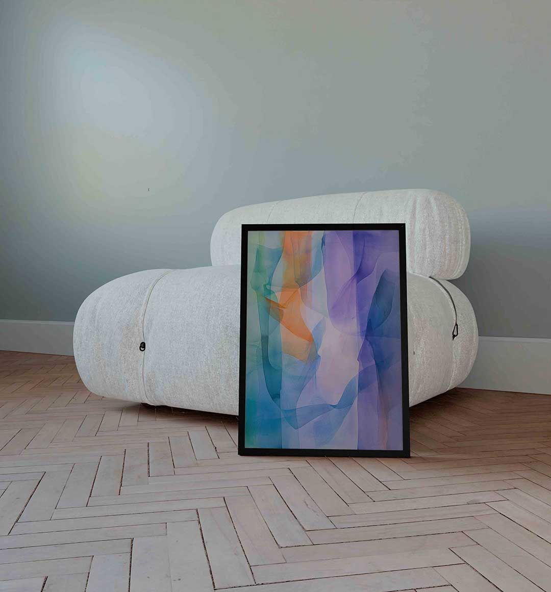 Abstracte kleurencompositie Poster