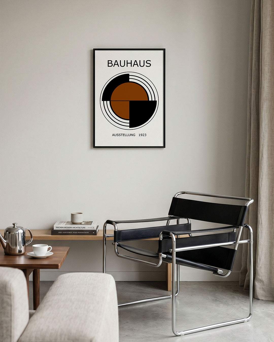 Cirkelvormen en lijnen Poster
