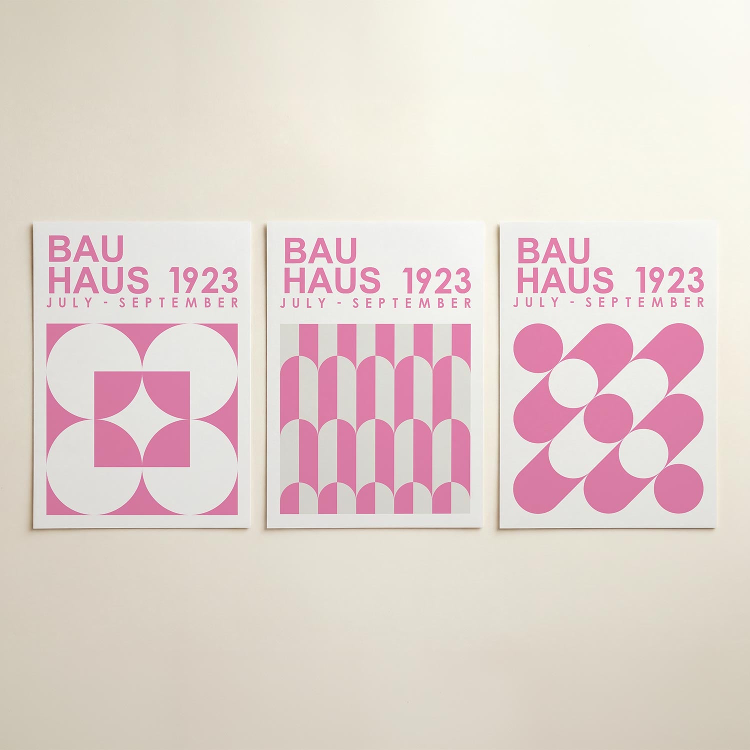 Vormen en vlakken Posterset