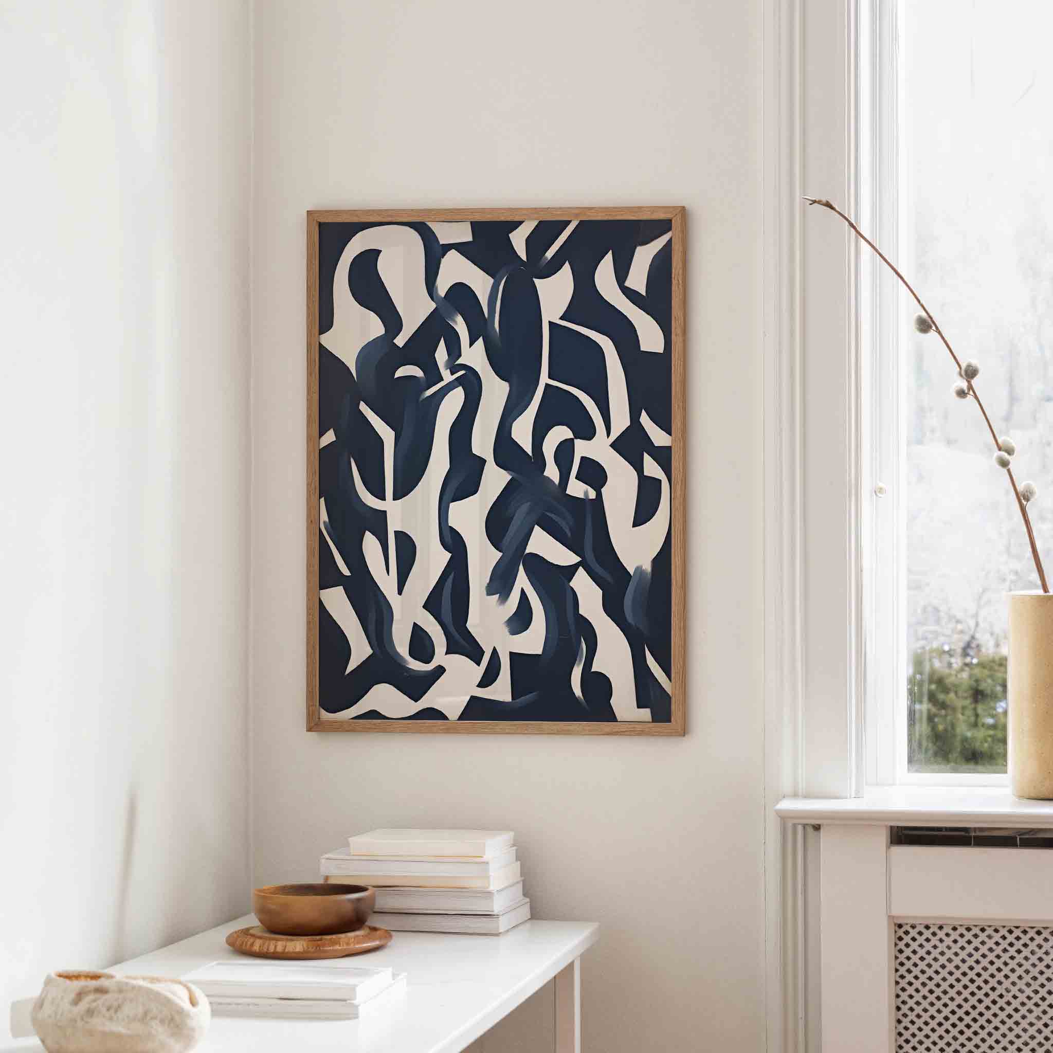 Abstracte vormen Poster