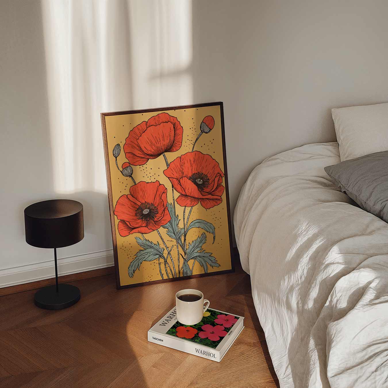 Klaprozen in Bloei Kunstposter-WallArtistic