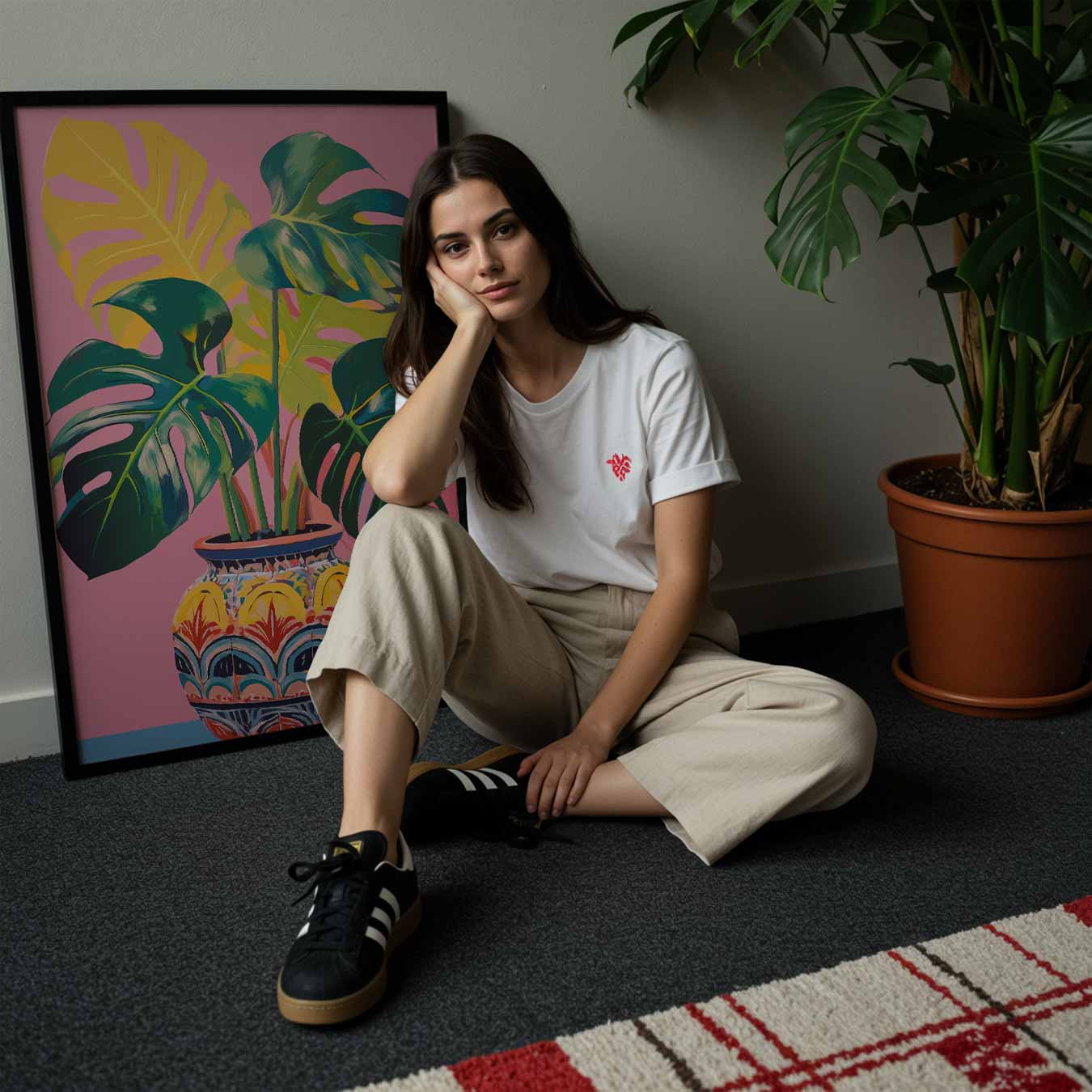 Tropische Monstera Poster-WallArtistic