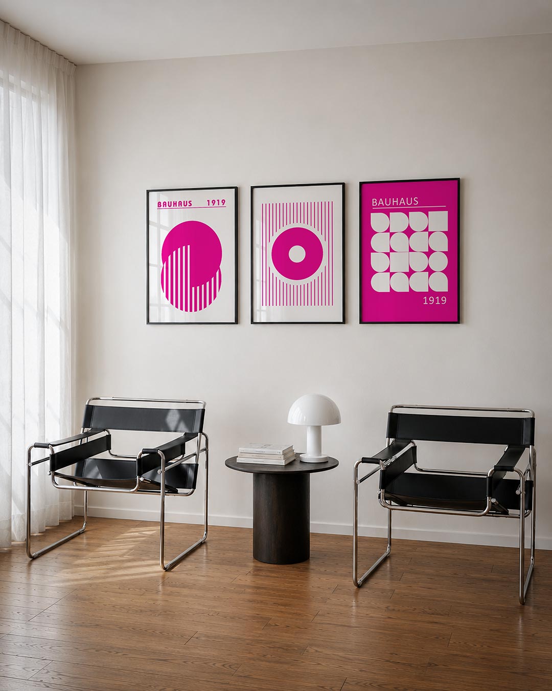 Cirkel en strepen Posterset