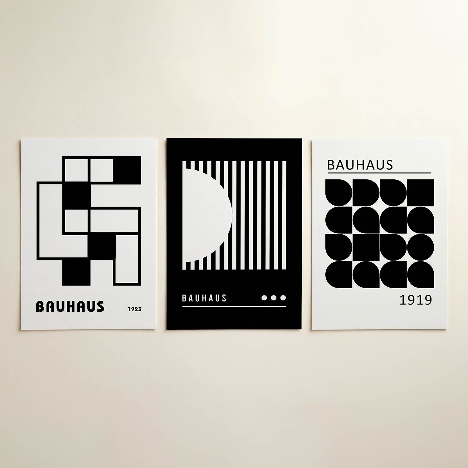 Vormen en vlakken Posterset
