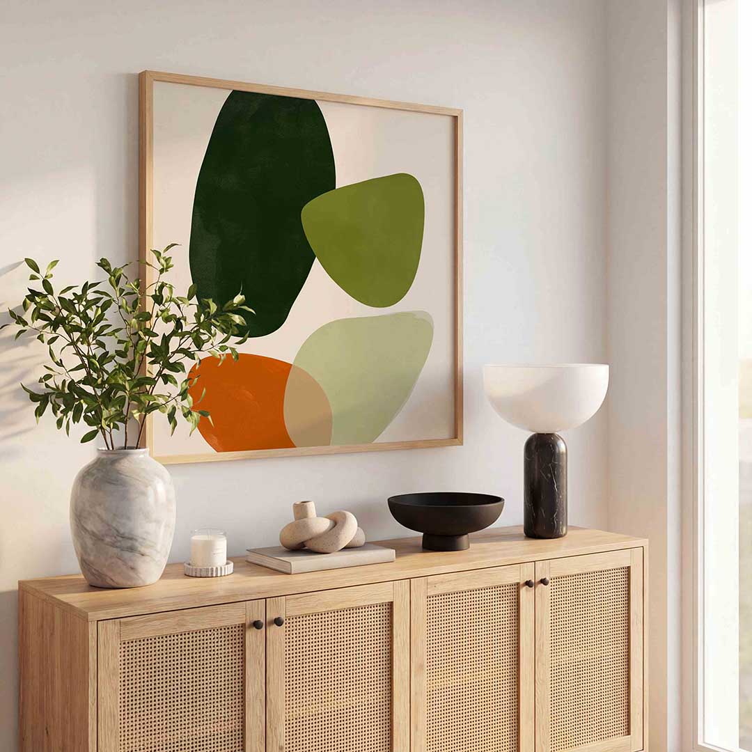 Abstracte vormen Poster