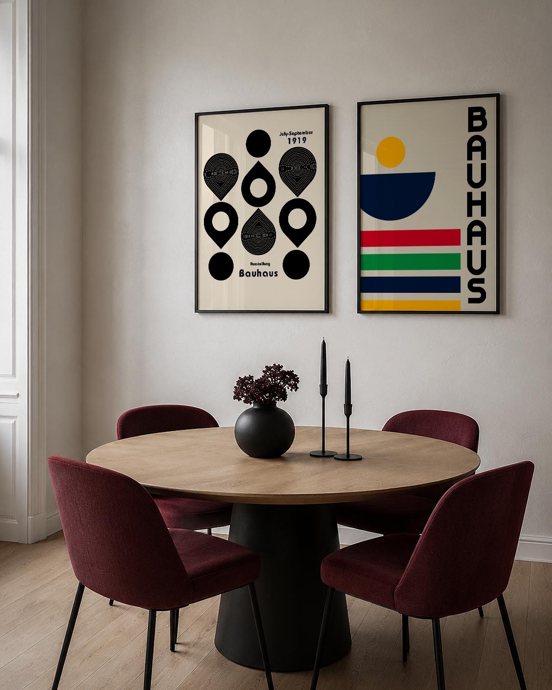 Vormen en vlakkenspel Posterset