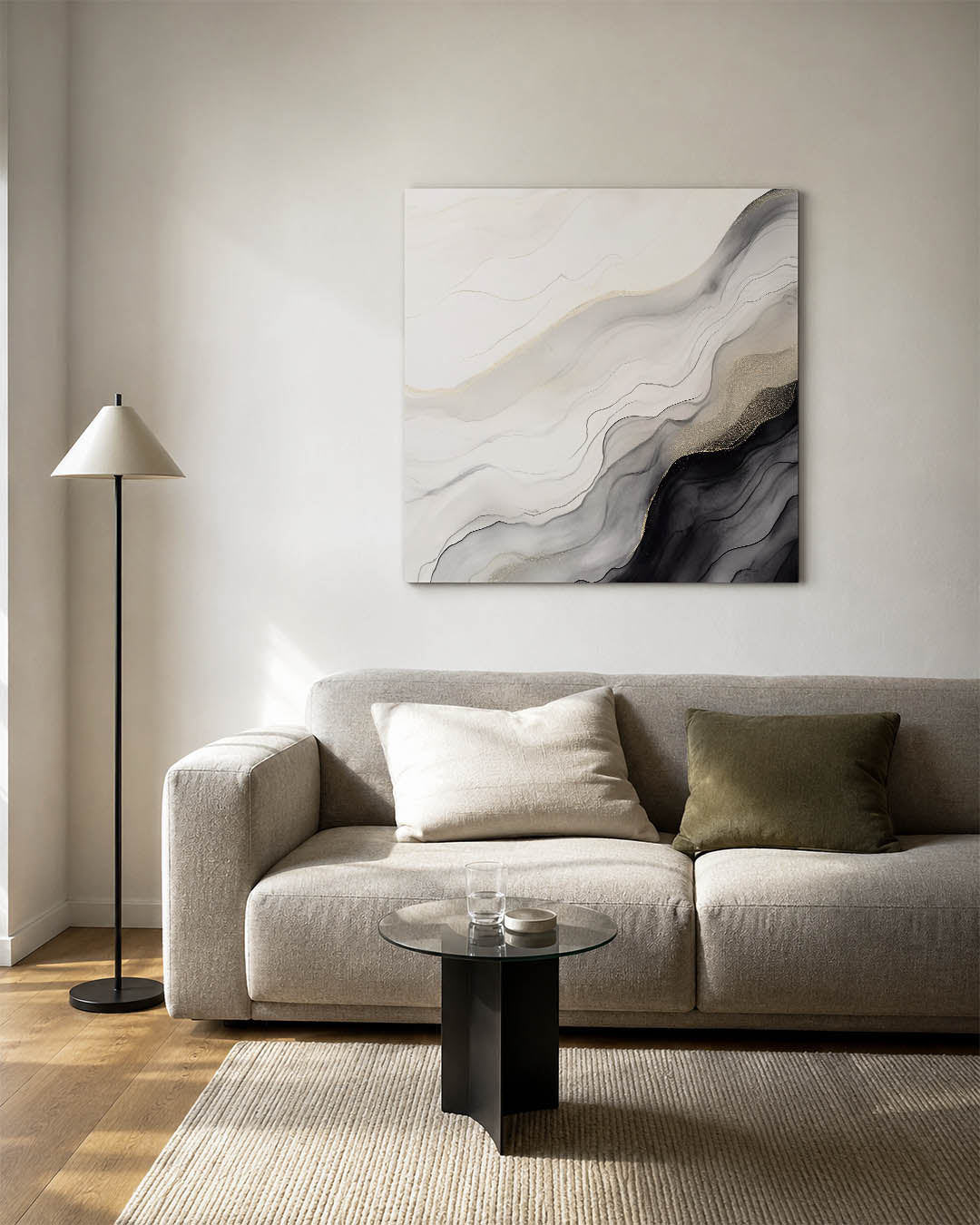 Golvende lijnen Kunstwerk
