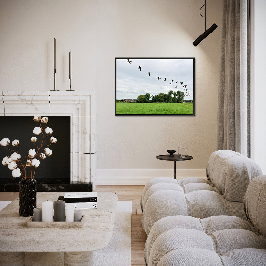 Vliegende vogels Kunstwerk