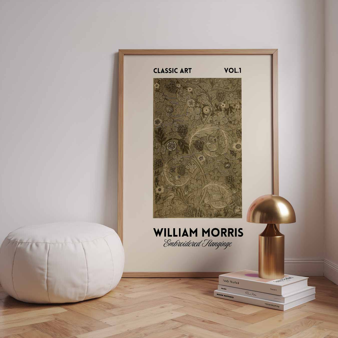 William Morris Embroidered Hanging Poster-WallArtistic