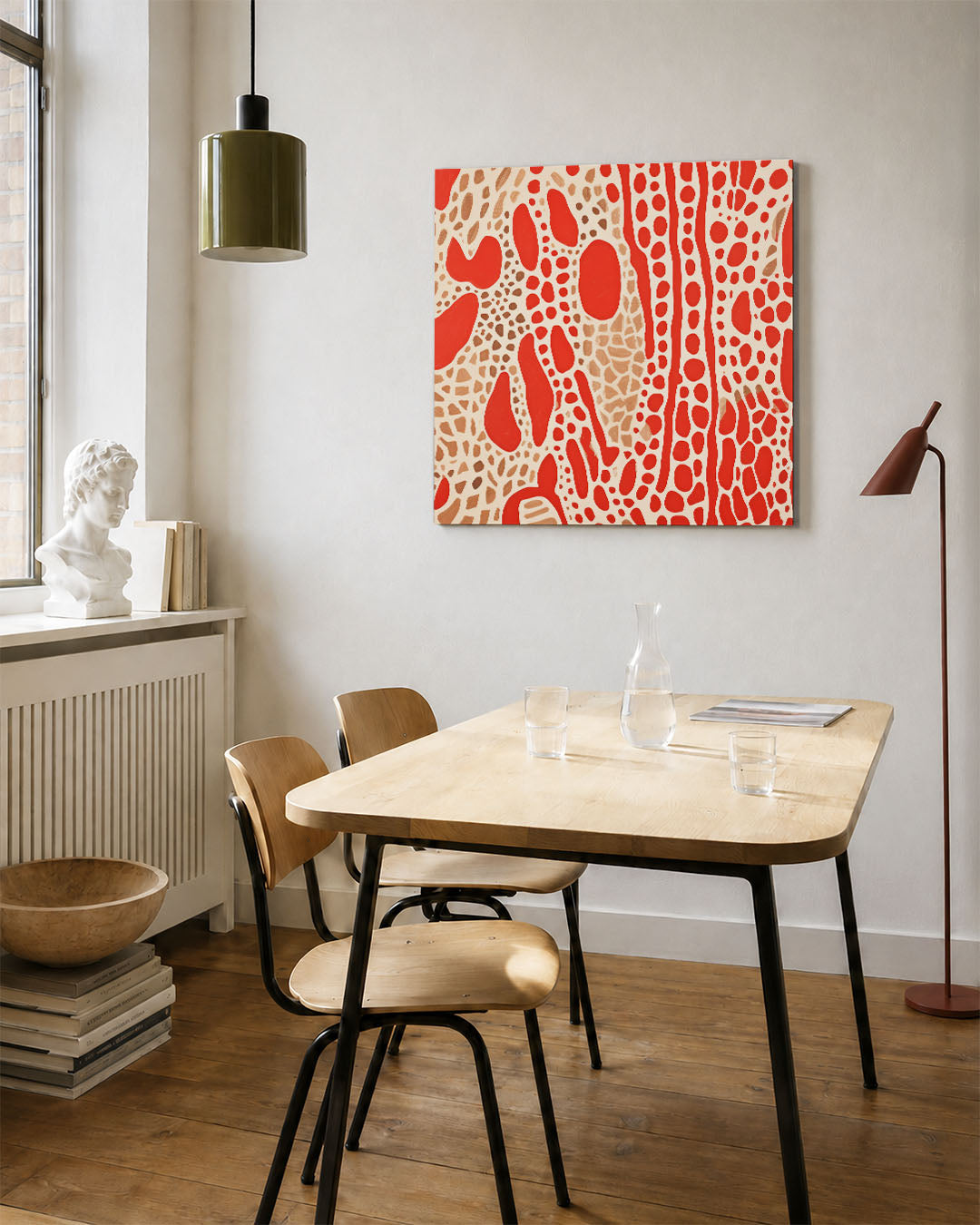 Organische patronen Kunstwerk