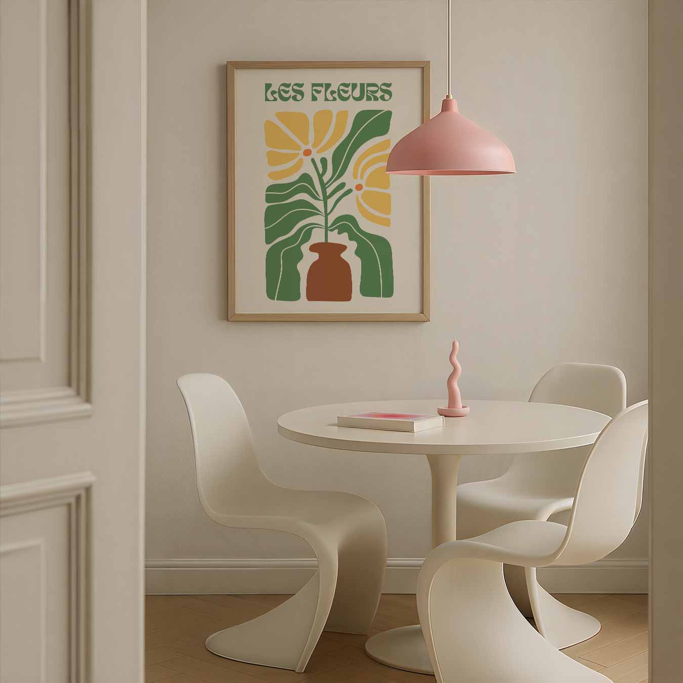Bloemrijke Vaas Poster-WallArtistic