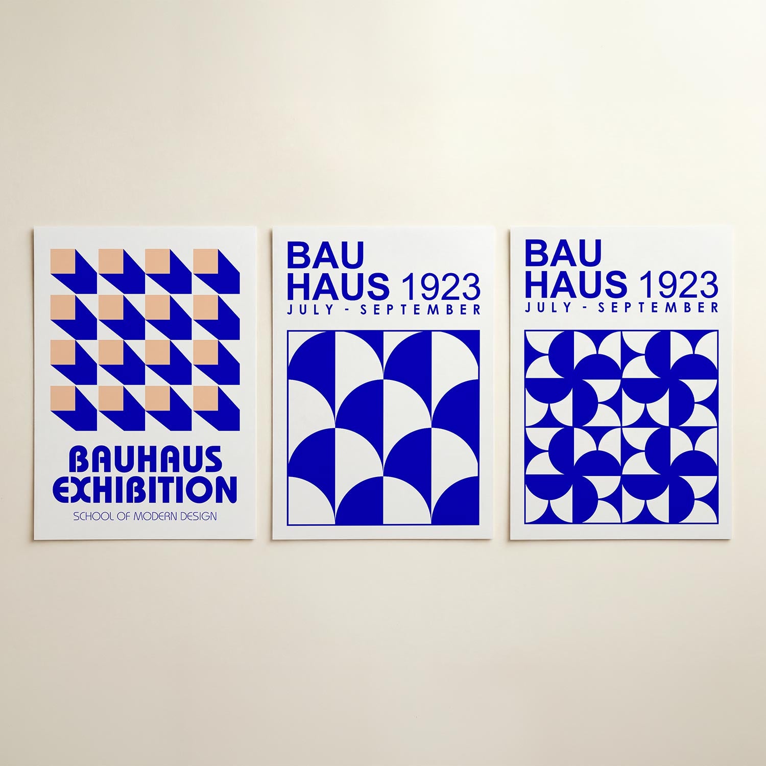 Vorm en schaduw Posterset