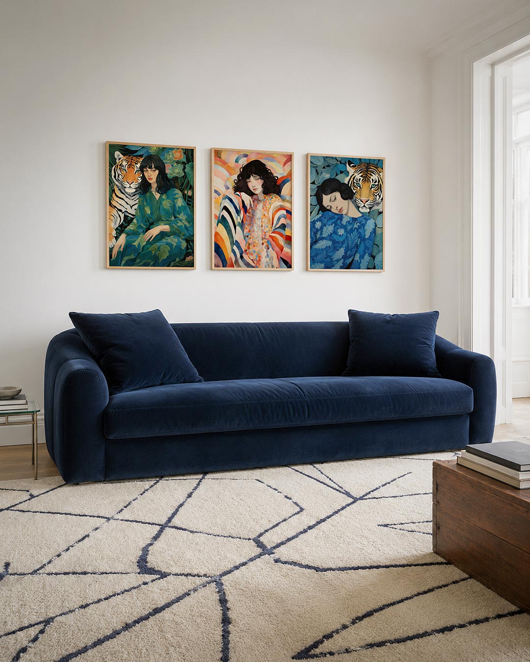 Dier en mens harmonie Posterset