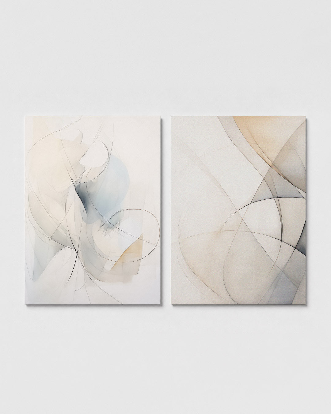 Lijnenspel en vormen Posterset